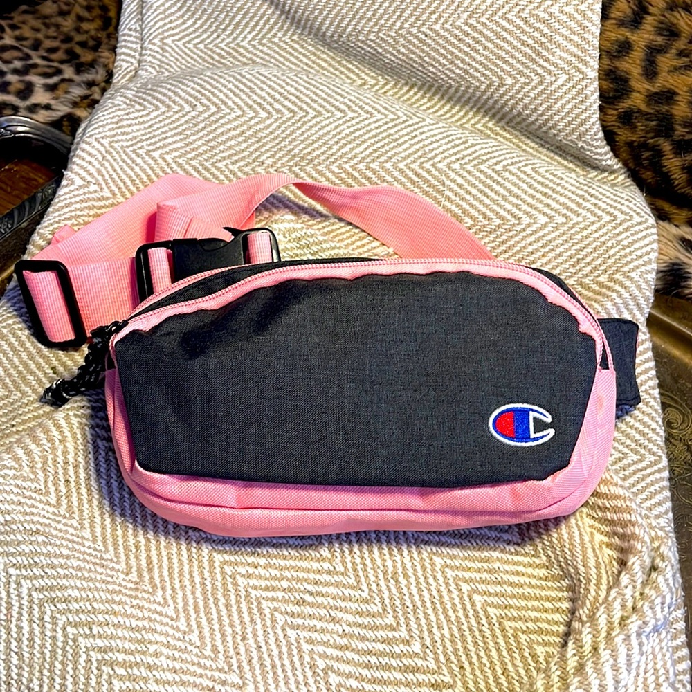 Champion Pack, Fanny Pack, Purse, Shoulder bag, Pink